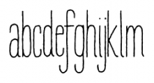 Anchovy Road Regular Font LOWERCASE