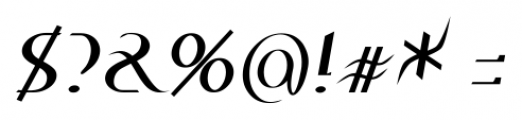 Ancora Heavy Italic Font OTHER CHARS