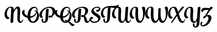Andalusia Regular Font UPPERCASE