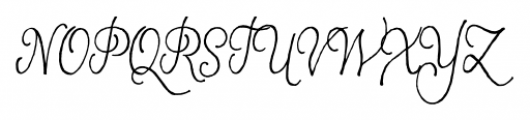 Andria Regular Font UPPERCASE