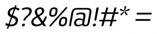 Aneba Neue Italic Font OTHER CHARS