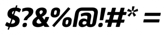 Aneba Neue Semi Bold Italic Font OTHER CHARS