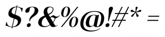 Anglecia Pro Display Medium Italic Font OTHER CHARS
