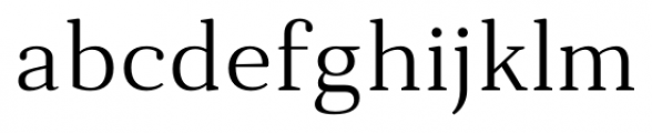 Anglecia Pro Text Light Font LOWERCASE