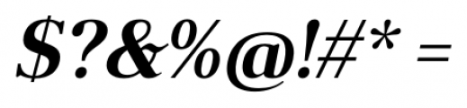 Anglecia Pro Title SemiBold Italic Font OTHER CHARS