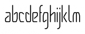 Angleface Condensed Light Font LOWERCASE