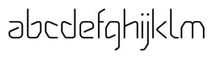Angleface Light Font LOWERCASE