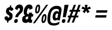 Angostura Black Italic Font OTHER CHARS
