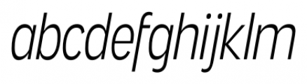 Angostura Light Italic Font LOWERCASE