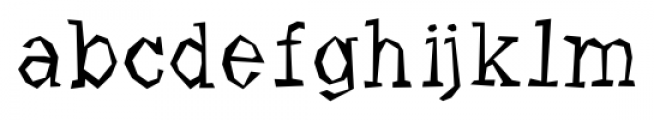 Angulatte Light Font LOWERCASE