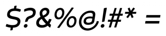 Animo Medium Italic Font OTHER CHARS