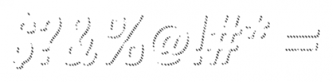 Anodyne Shadow Italic Font OTHER CHARS