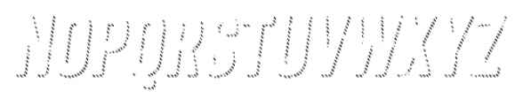 Anodyne Shadow Italic Font UPPERCASE