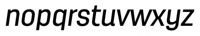 Antartida Medium Italic Font LOWERCASE