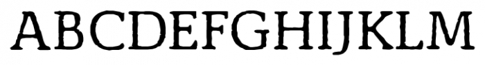 Antihistory Regular Font UPPERCASE