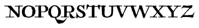 Antiquarian Regular Font UPPERCASE