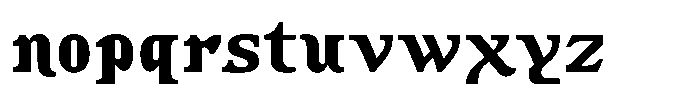An Corp Font LOWERCASE