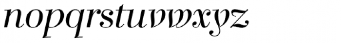 An Education Italic Font LOWERCASE