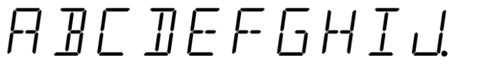 An Electronic Display LED LCD  LED14 Seg 1 Font UPPERCASE