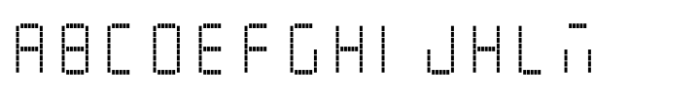 An Electronic Display LED LCD  LED7 Seg dots1 Font UPPERCASE