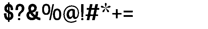 Ana Diego Medium Font OTHER CHARS