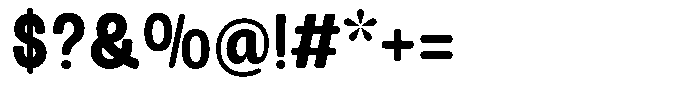 Ana Diego Rounded Bold Font OTHER CHARS