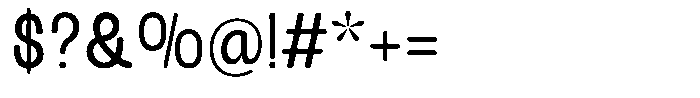 Ana Diego Rounded Regular Font OTHER CHARS