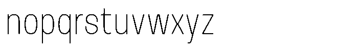 Ana Diego Rounded Thin Font LOWERCASE