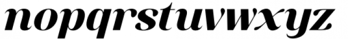 Anabae Extra Bold Italic Font LOWERCASE
