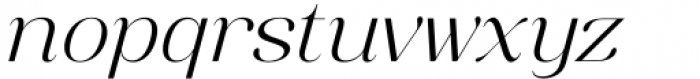 Anabae Italic Font LOWERCASE