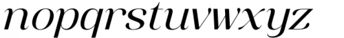 Anabae Medium Italic Font LOWERCASE