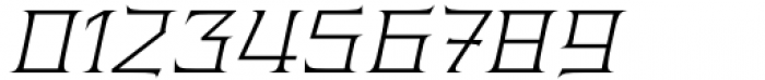 Anachak Extra Light Italic Font OTHER CHARS