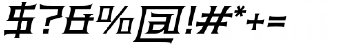 Anachak Italic Font OTHER CHARS