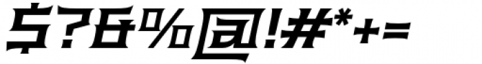 Anachak Medium Italic Font OTHER CHARS