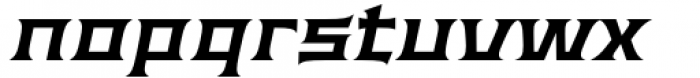 Anachak Medium Italic Font LOWERCASE