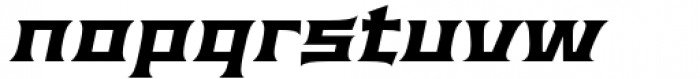 Anachak Semi Bold Italic Font LOWERCASE