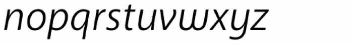 Anago Book Italic Font LOWERCASE