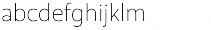 Anago Thin Font LOWERCASE