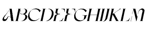 Anajem Serif Oblique Font UPPERCASE