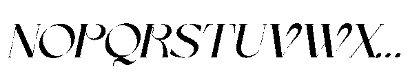 Anajem Serif Oblique Font UPPERCASE