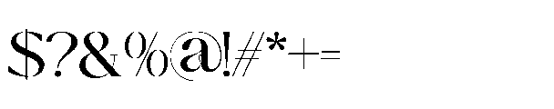 Anajem Serif Regular Font OTHER CHARS