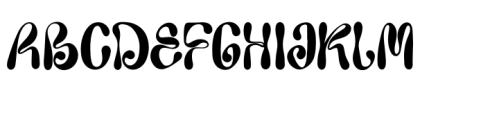 Analog Morpich Regular Font UPPERCASE
