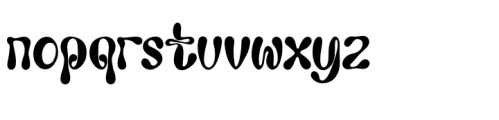 Analog Morpich Regular Font LOWERCASE