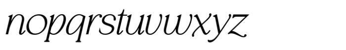 Analogi Serif Bold Italic Font LOWERCASE