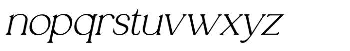 Analogi Serif Bold Slanted Font LOWERCASE