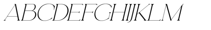 Analogi Serif Italic Font UPPERCASE
