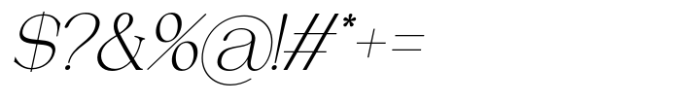 Analogi Serif Medium Slanted Font OTHER CHARS