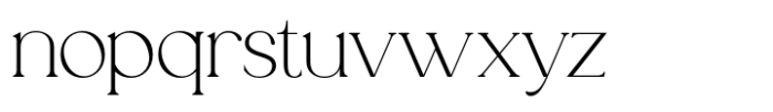 Analogi Serif Medium Font LOWERCASE