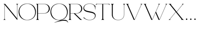 Analogi Serif Regular Font UPPERCASE