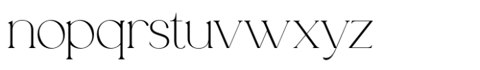 Analogi Serif Regular Font LOWERCASE